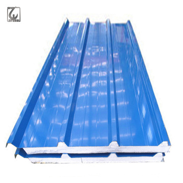 Low cost roofing materials 0.5mm steel surface eps sandwich panel wall sandwich panel price